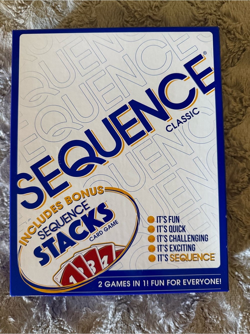 Sequence Classic Board Game (2 Games in I).